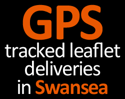 gps tracked leaflet delivery swansea